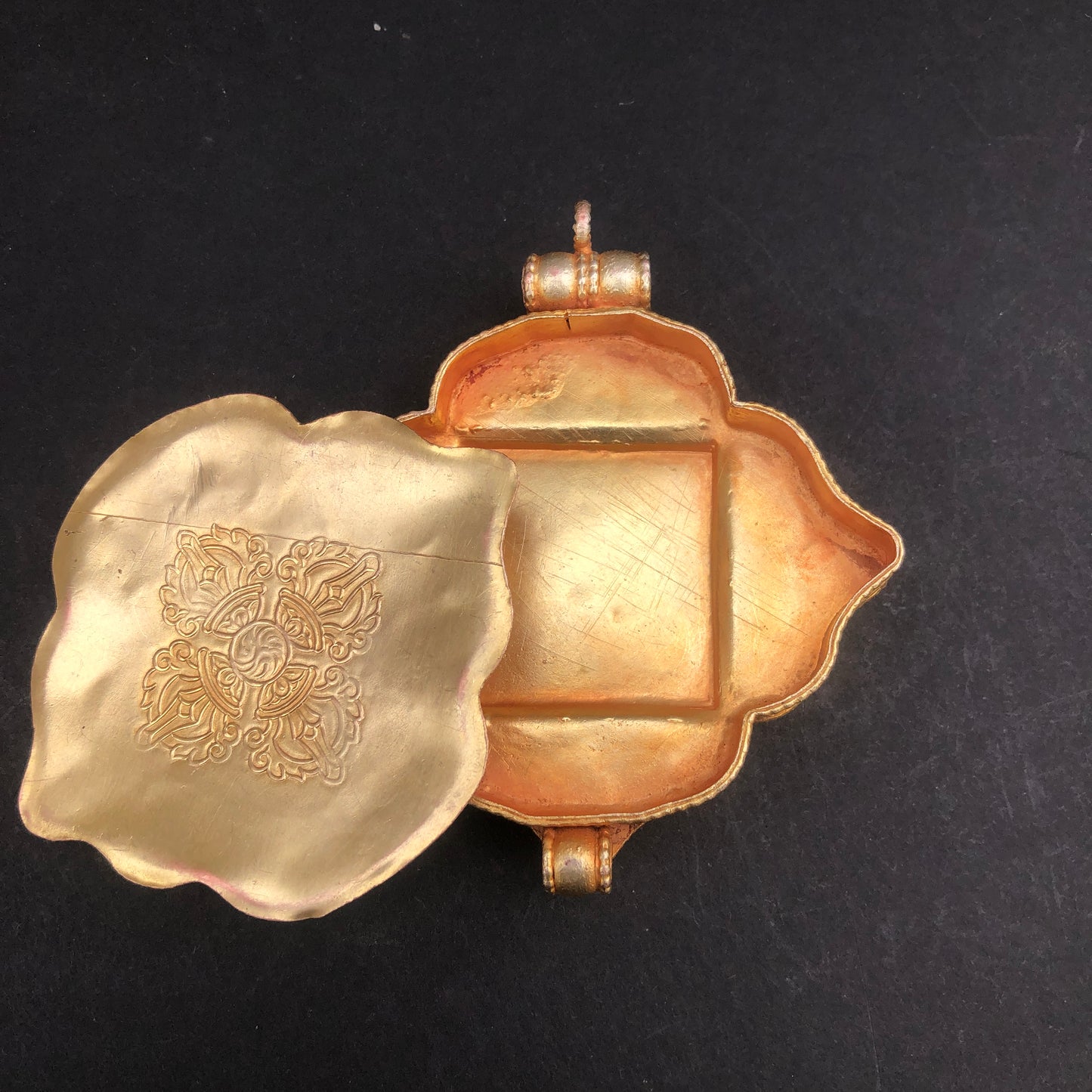 Tibetan Buddhist Ghau Prayer Box