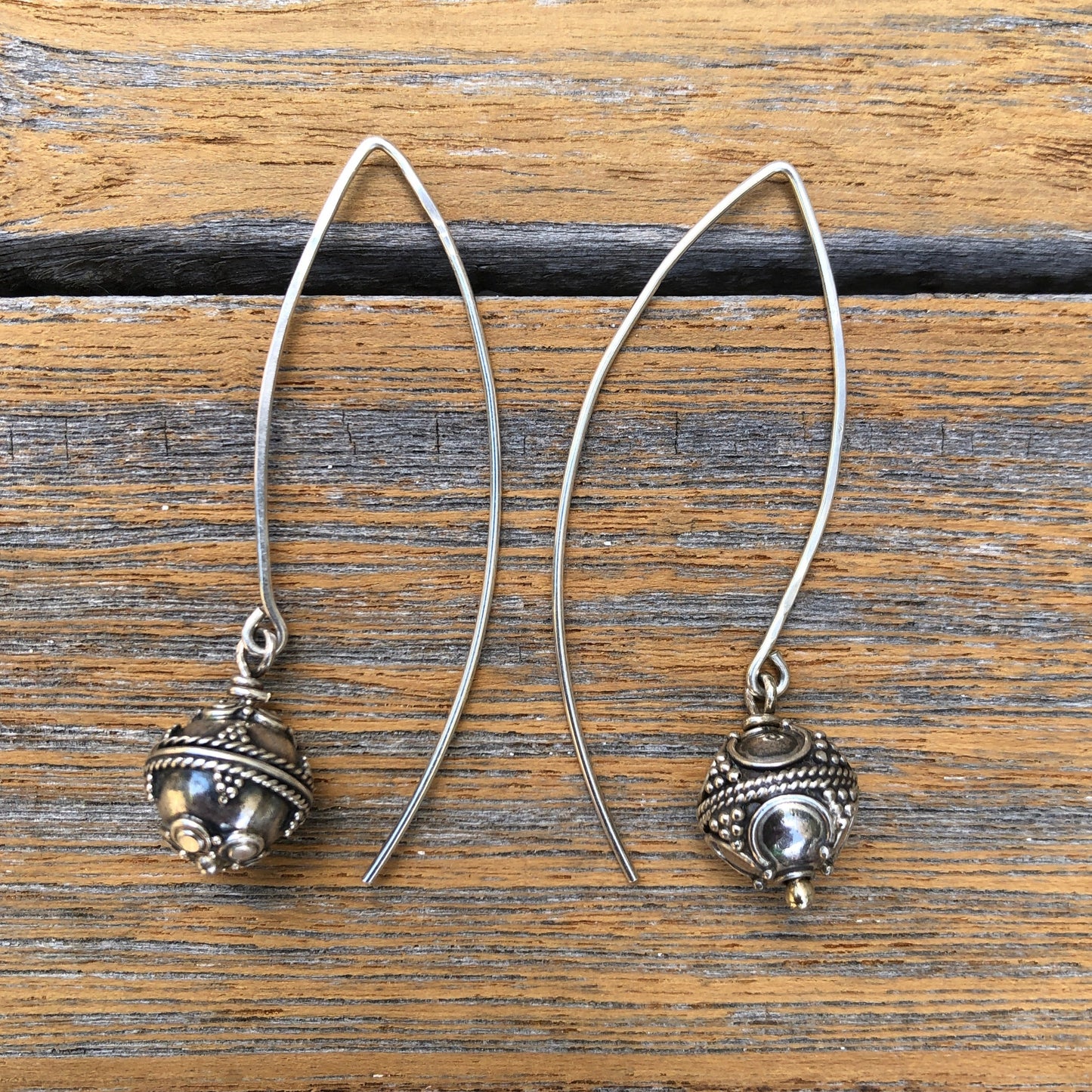 Bali Bead Drop Earrings