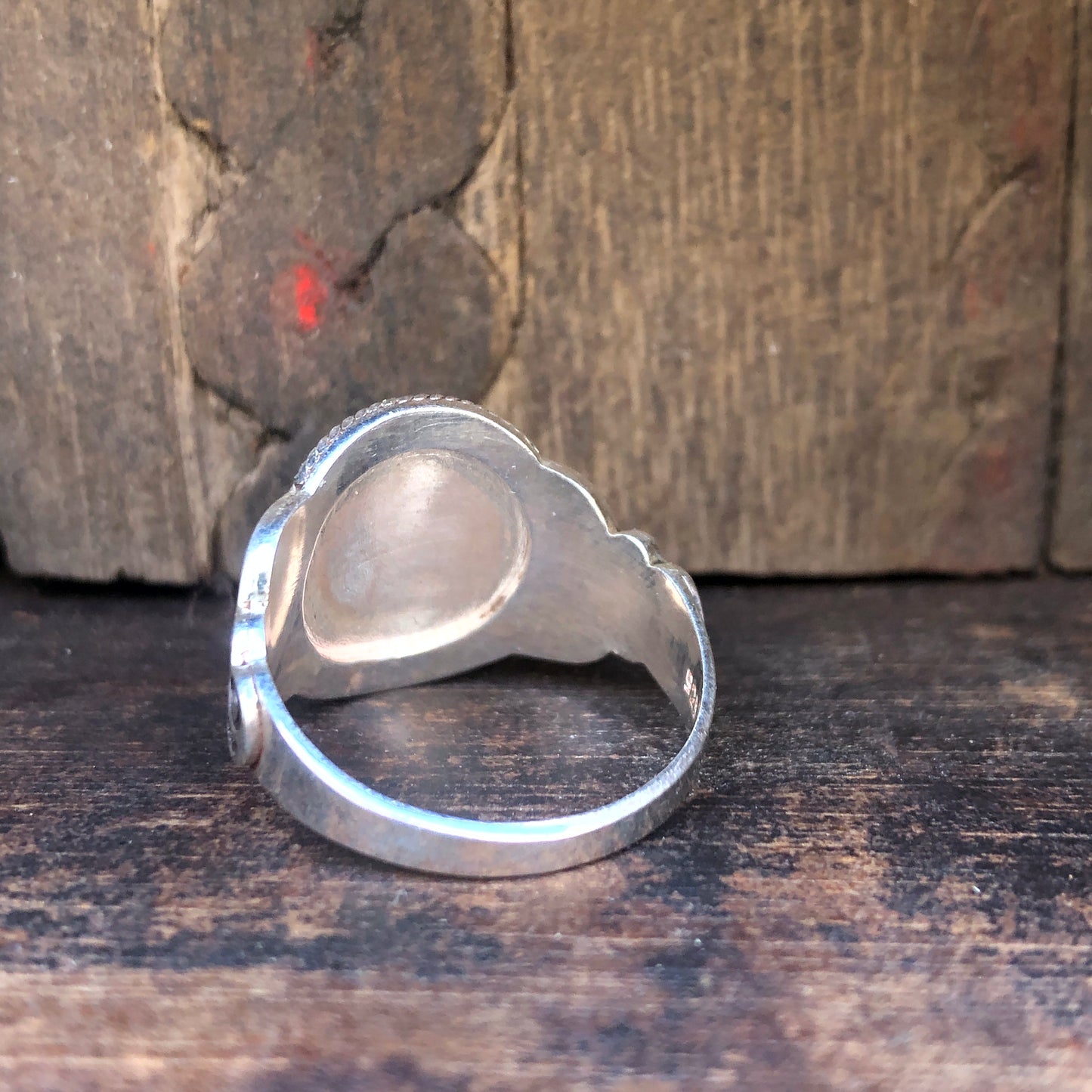 Silver Om/Aum Ring