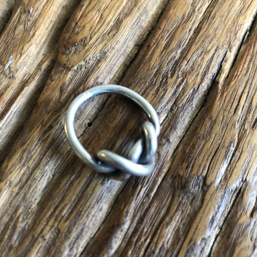 Knotted Sterling Silver Ring