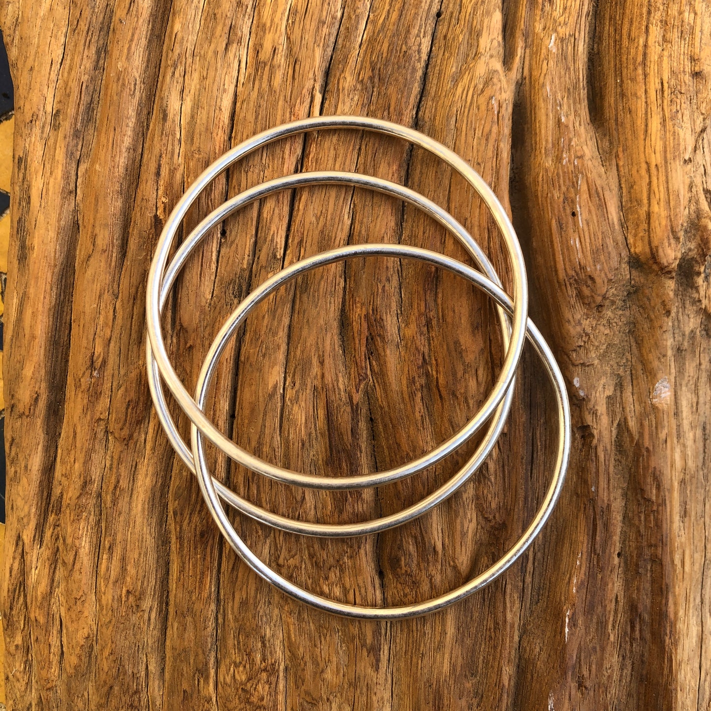 Simple Sterling Silver Bangle Bracelet