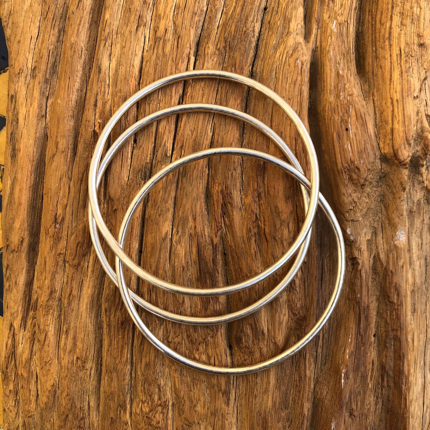 Simple Sterling Silver Bangle Bracelet