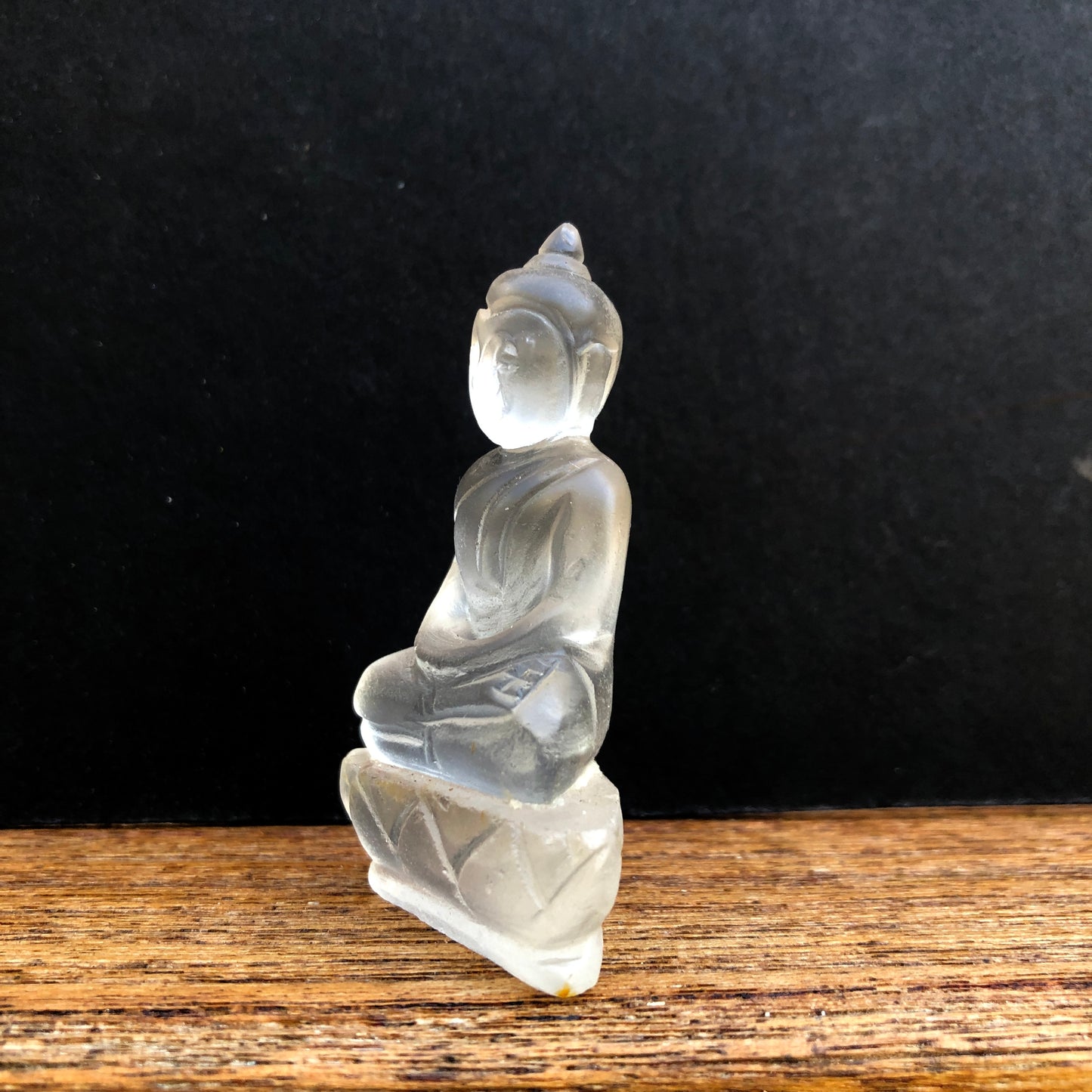 Clear Quartz Buddha Figurine