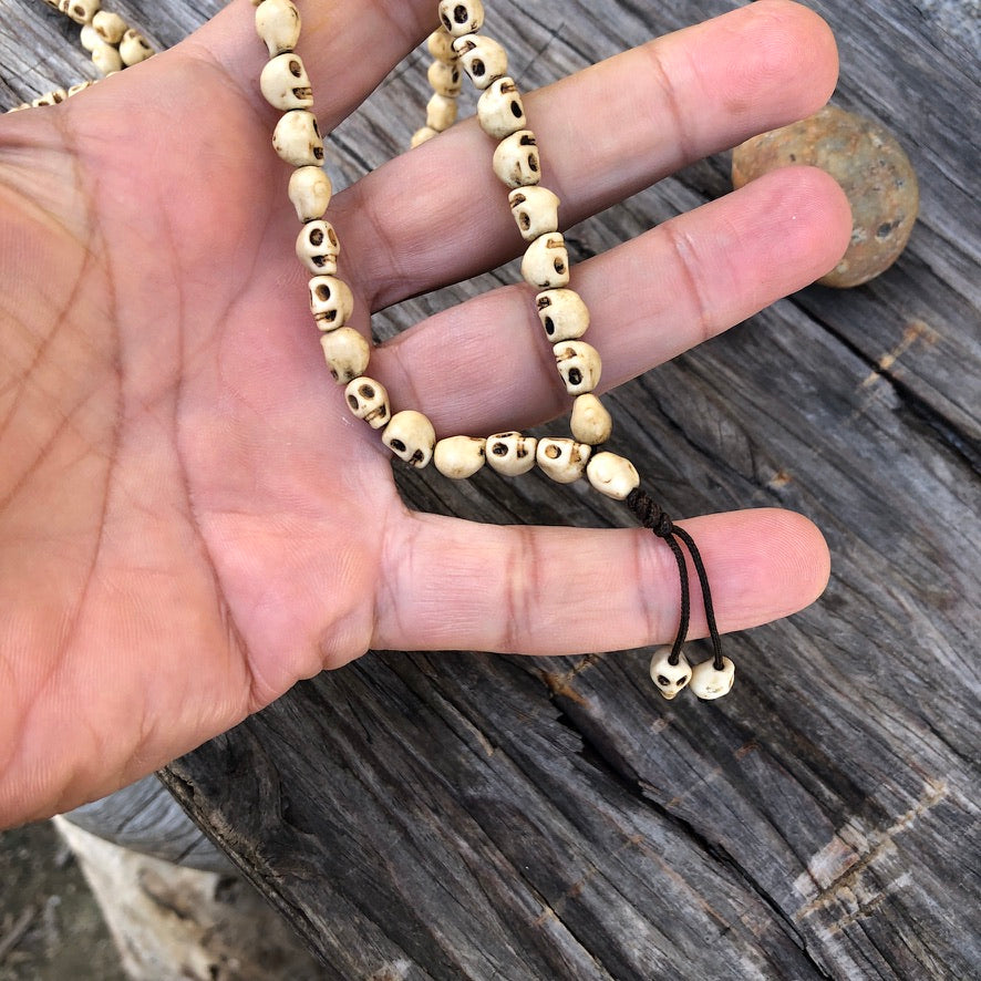 Kali 108 count Skull Praying Mala