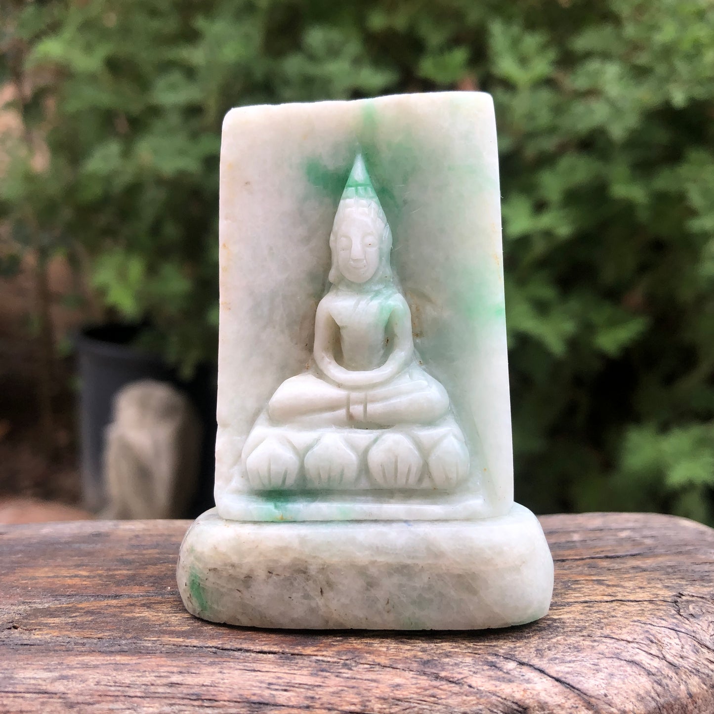 Natural Jade Buddha Figurine