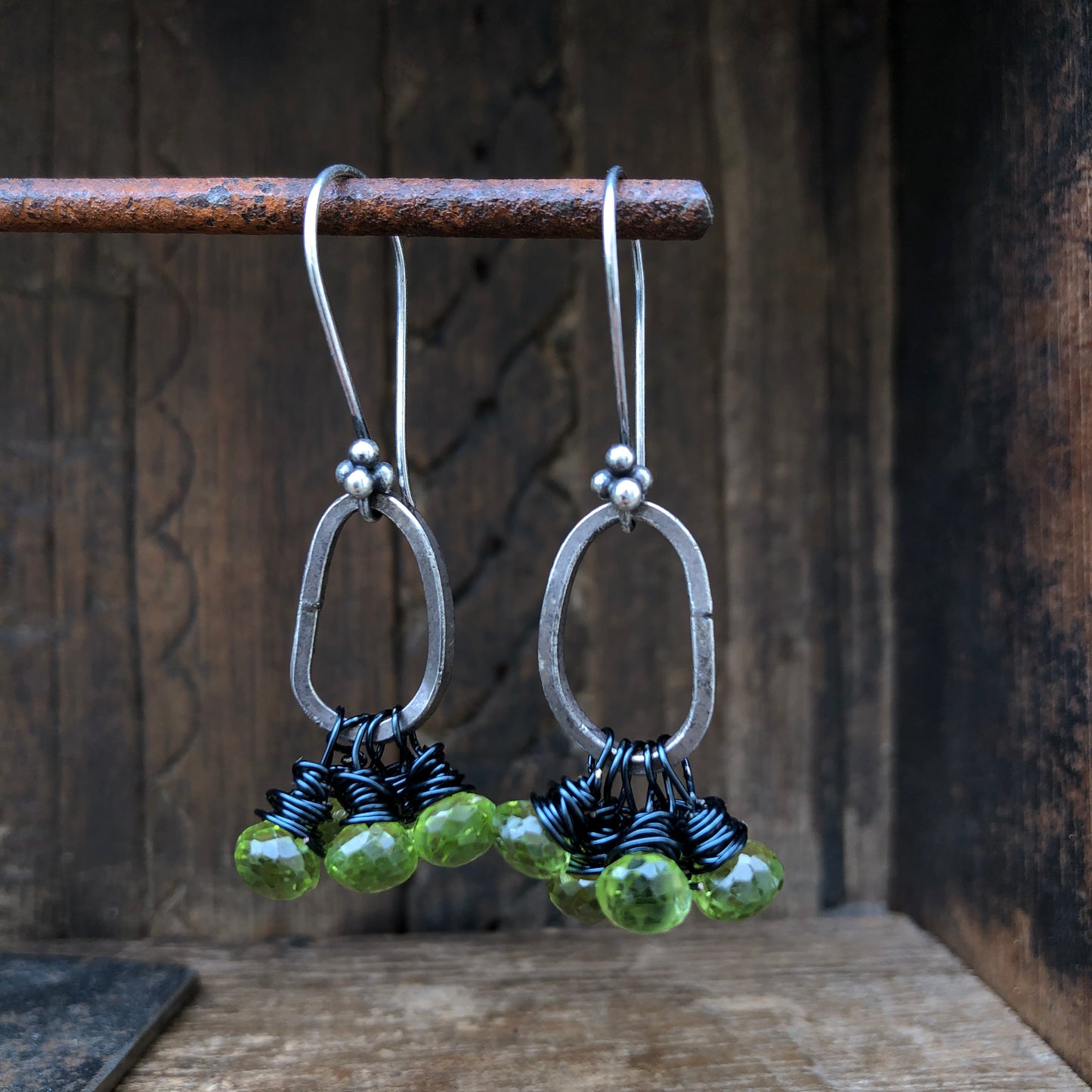 Peridot Dangle Earrings