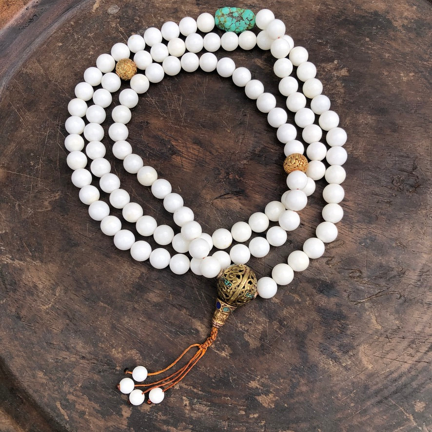 Seashell 108 Praying Mala