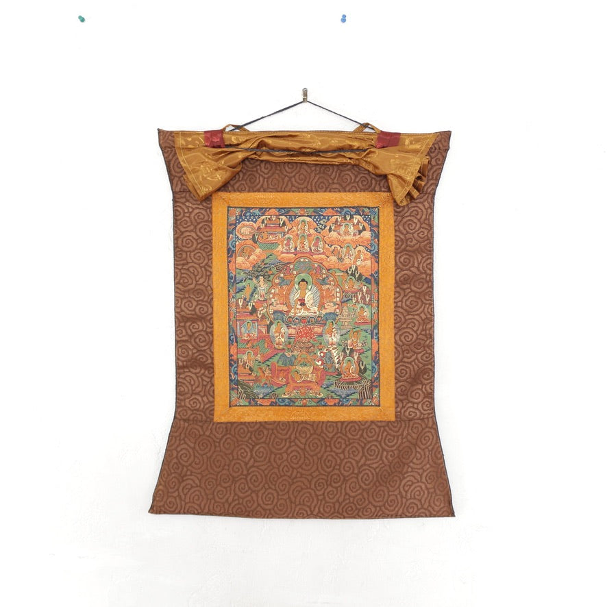 Shakyamuni Buddha Life Story Thangka