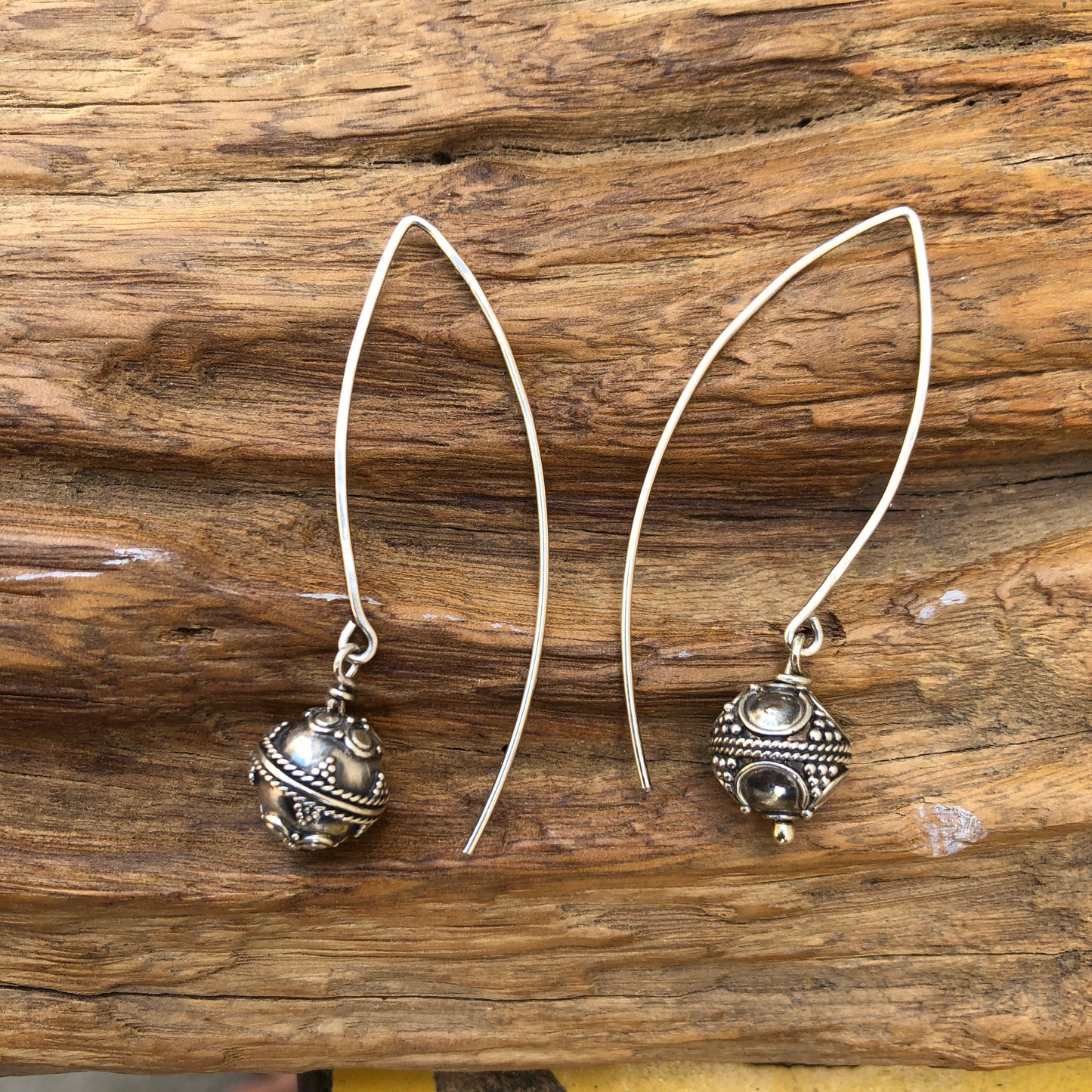 Bali Bead Drop Earrings