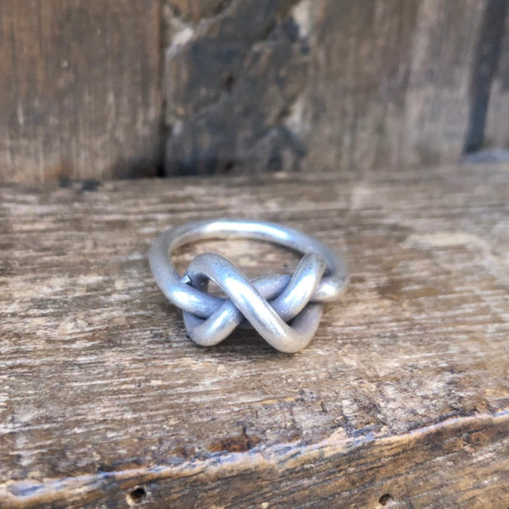 Knotted Sterling Silver Ring