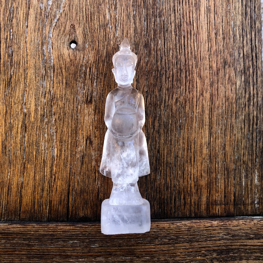 Hand Carved Standing Buddha