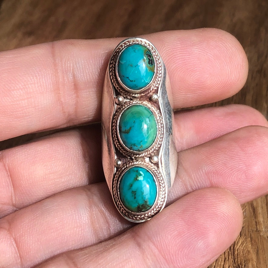 Turquoise Saddle Ring
