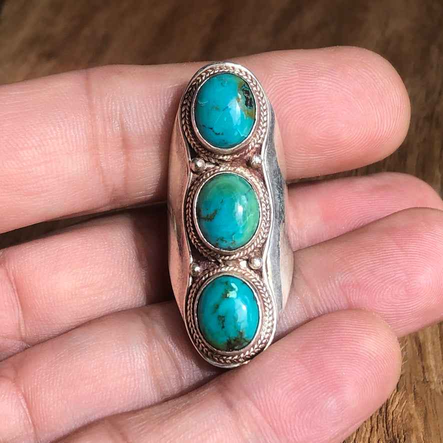 Turquoise Saddle Ring