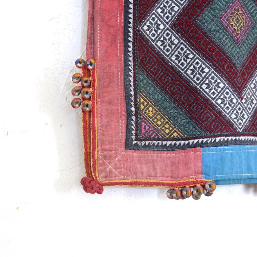 Vintage Hand-Embroidered Textile