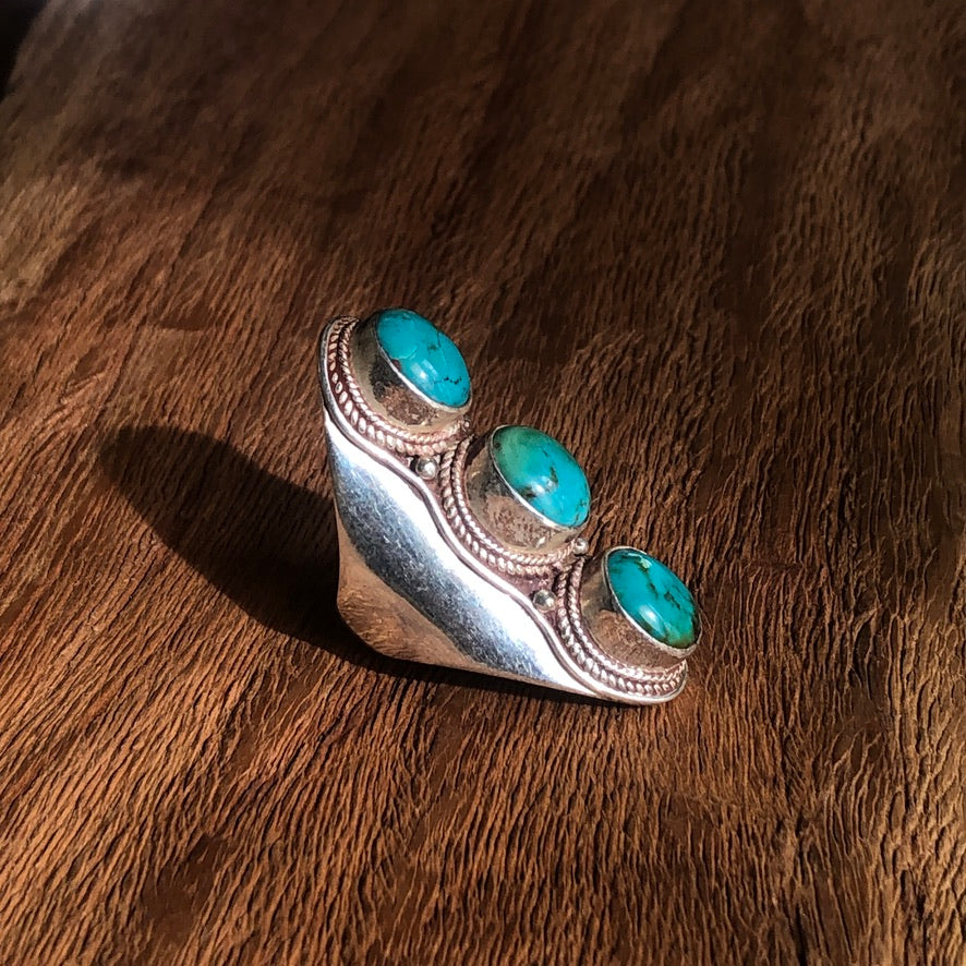 Turquoise Saddle Ring