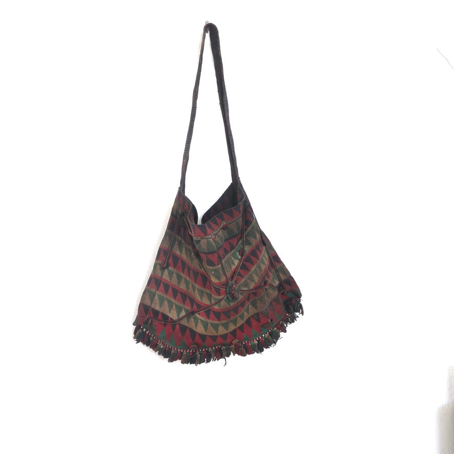 Vintage Hand Woven Himalayan Hilltribe Shoulder Bag