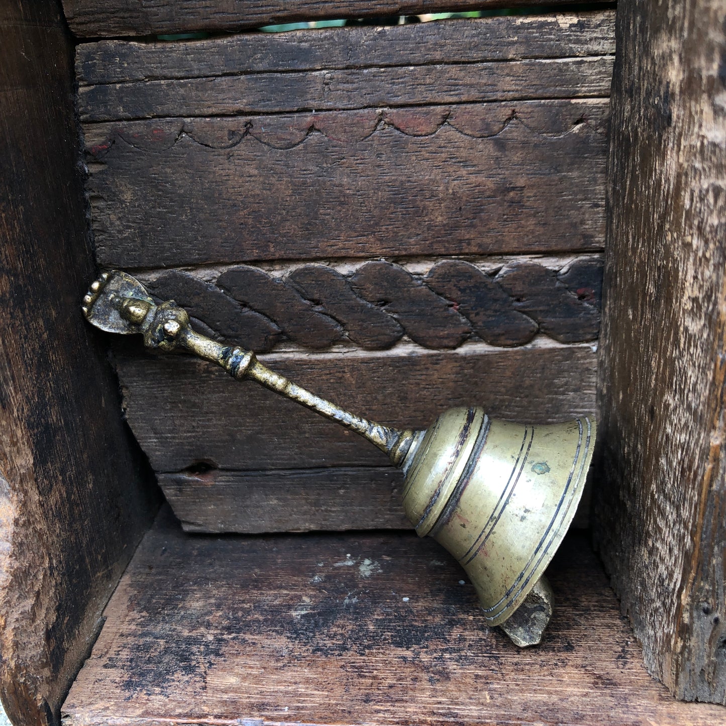 Handcrafted Temple Bell - Hindu Religious Temple Hand Bell
