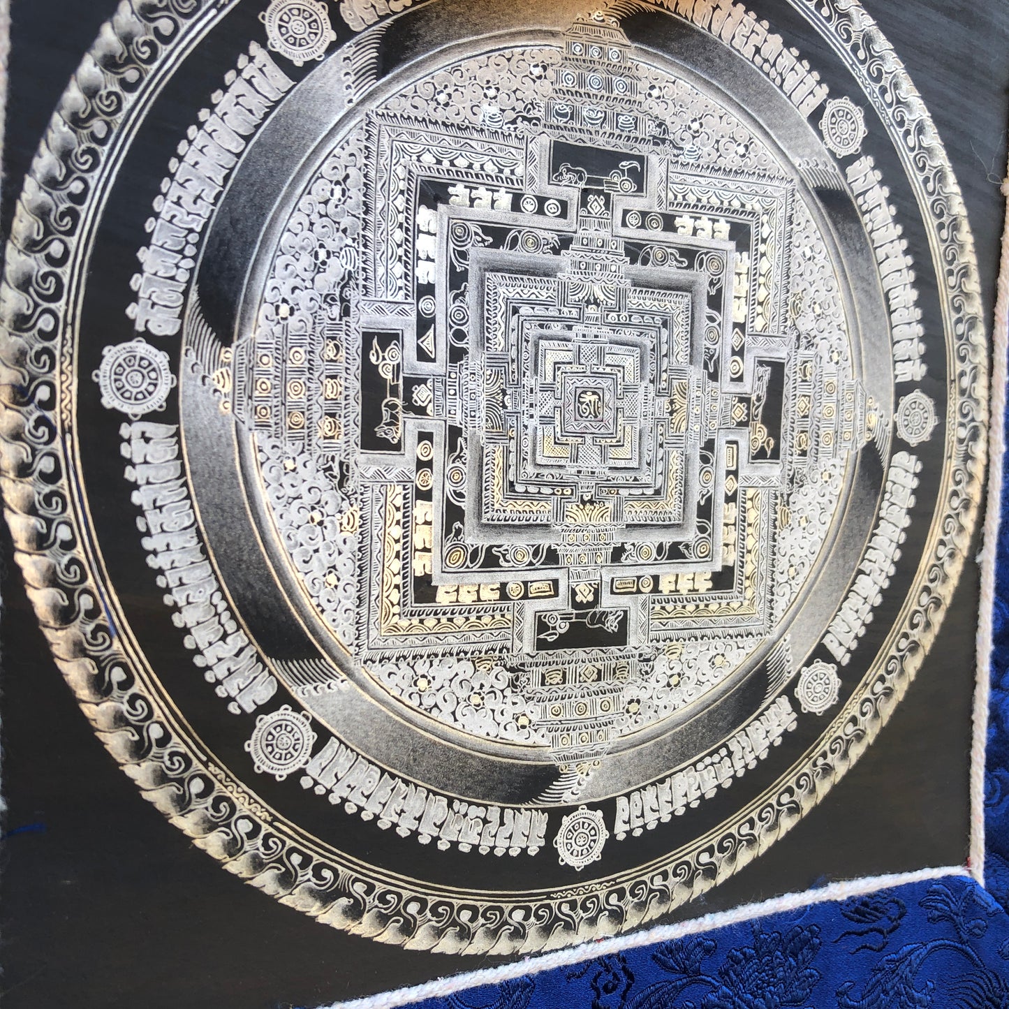 Aum Mandala Thangka Painting