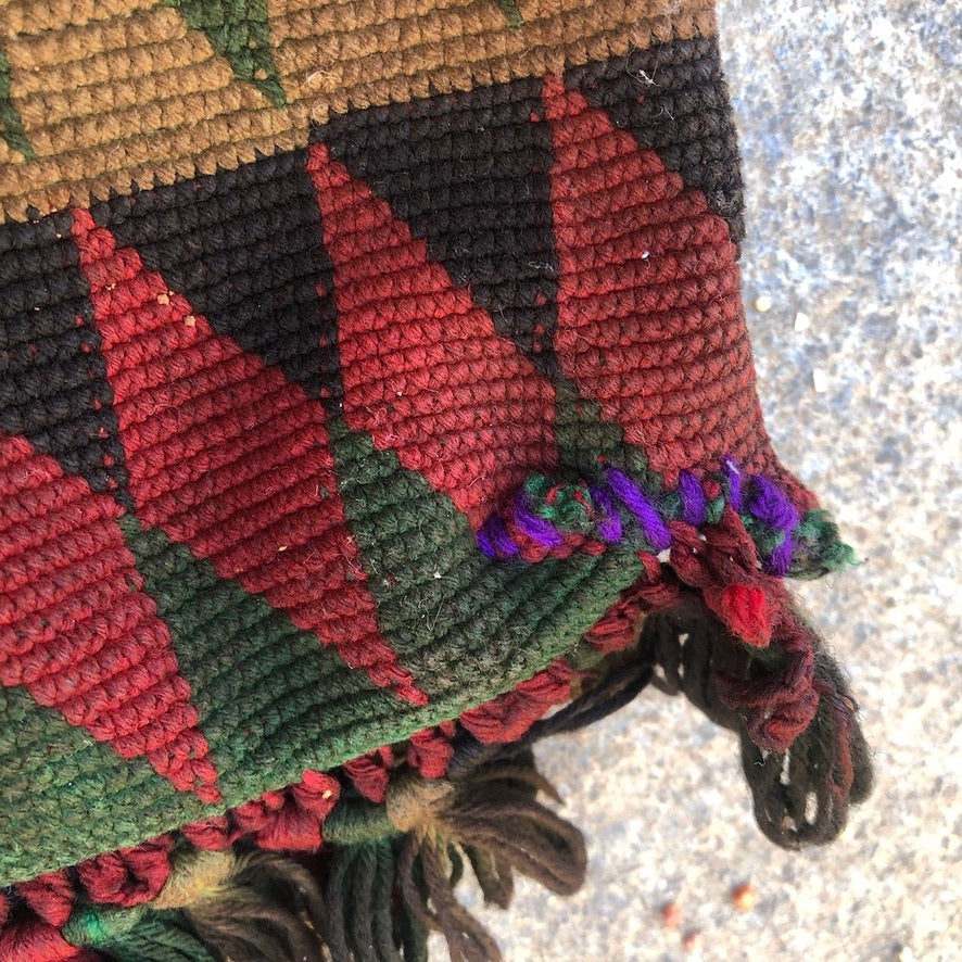 Vintage Hand Woven Himalayan Hilltribe Shoulder Bag