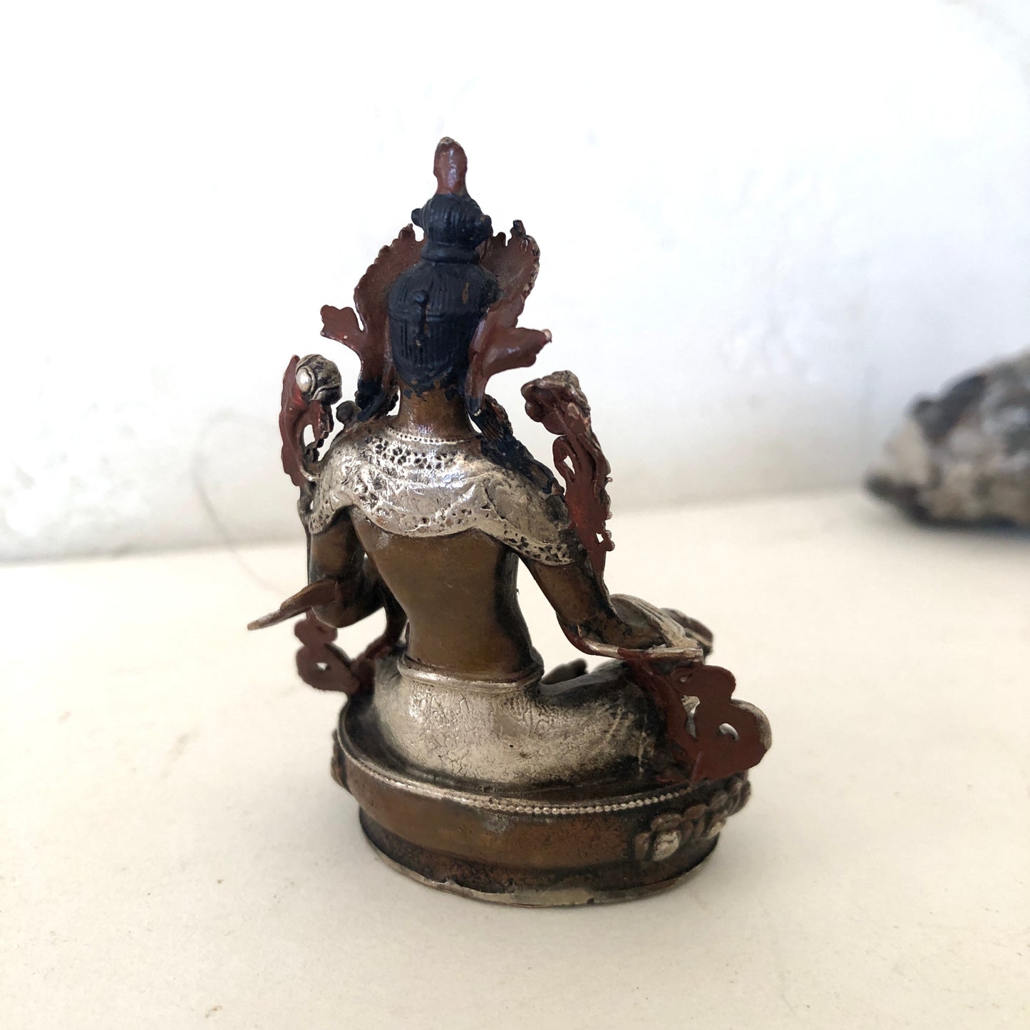 Green Tara In Copper