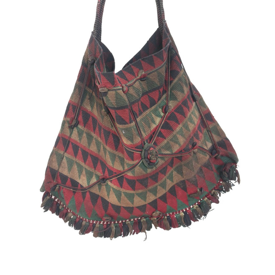 Vintage Hand Woven Himalayan Hilltribe Shoulder Bag