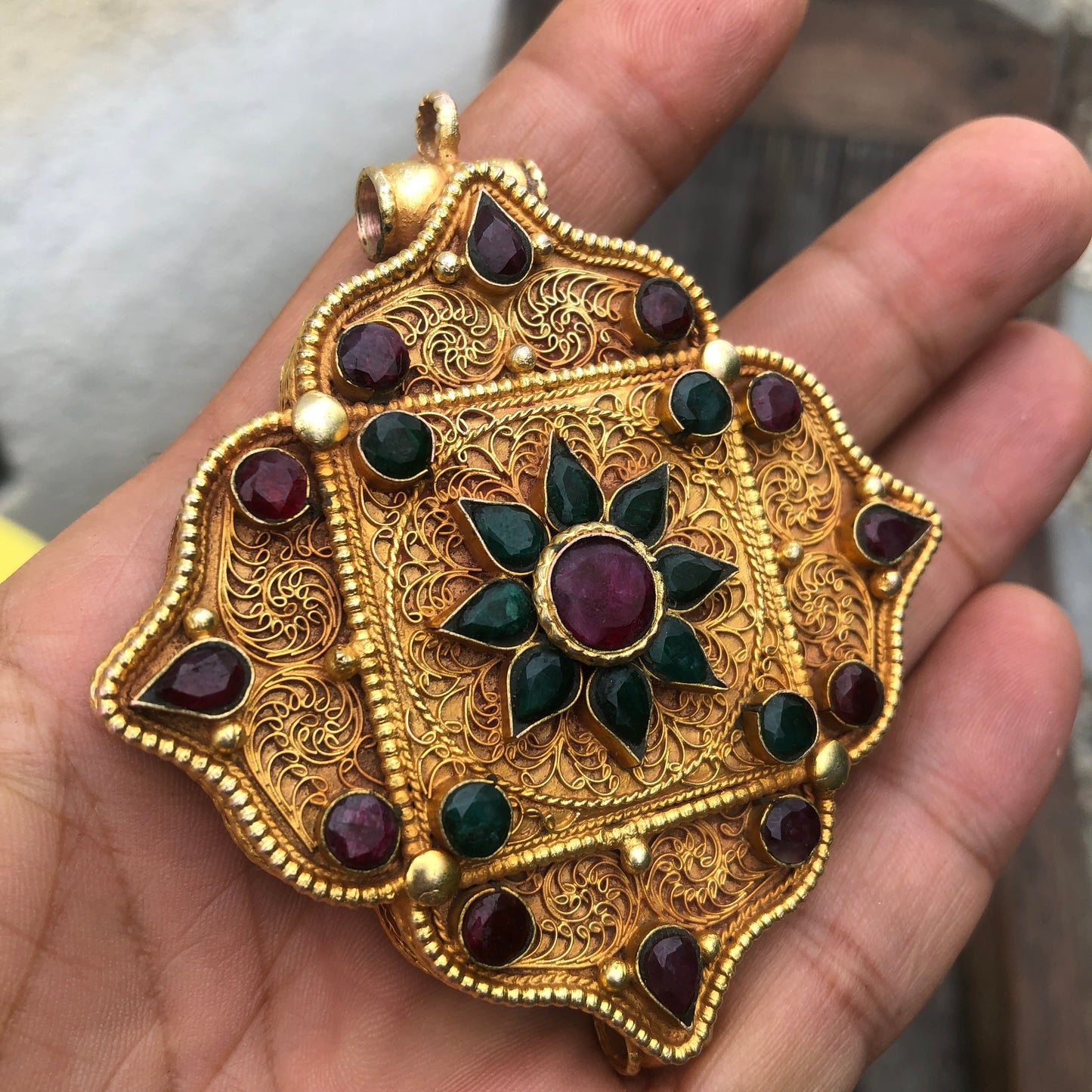 Tibetan Buddhist Ghau Prayer Box