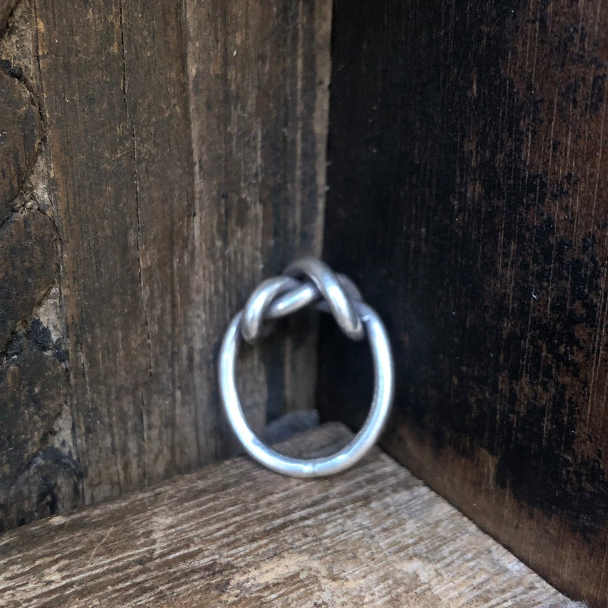Knotted Sterling Silver Ring