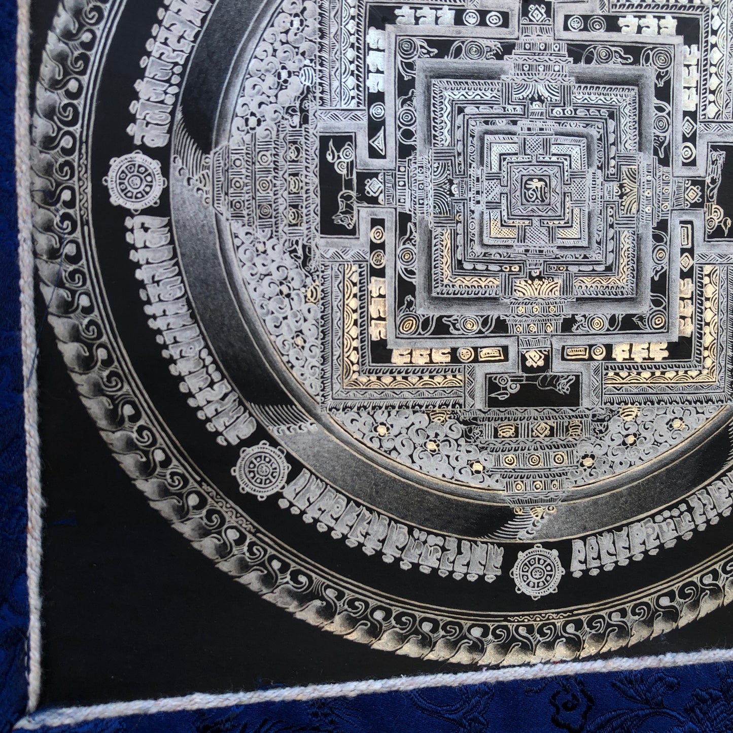 Aum Mandala Thangka Painting