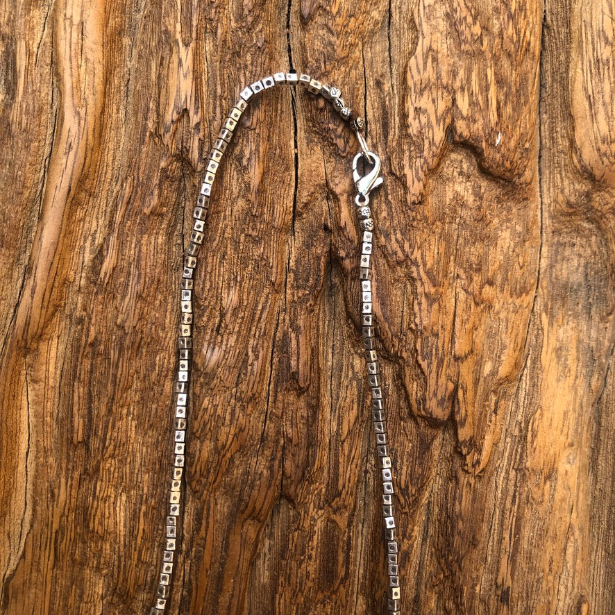 Ganesha Pendant On Hilltribe Silver Chain