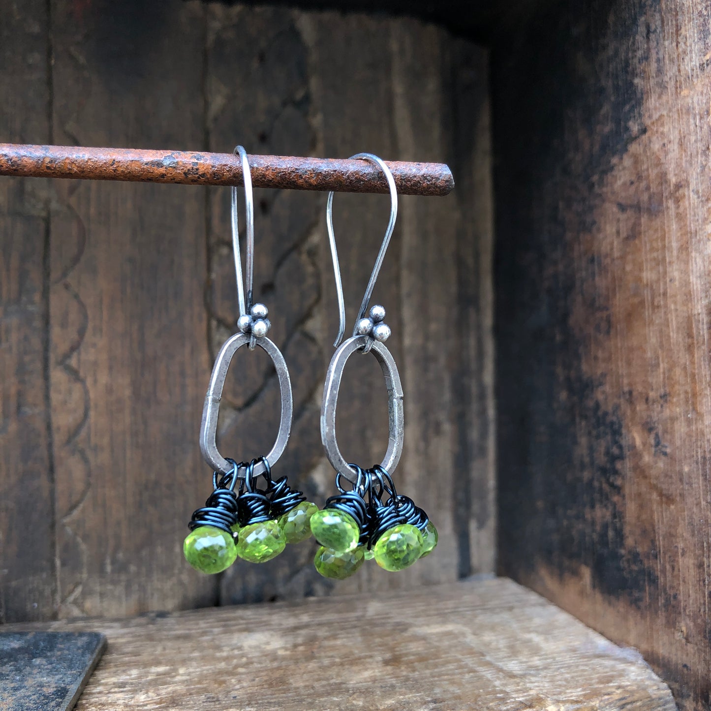 Peridot Dangle Earrings