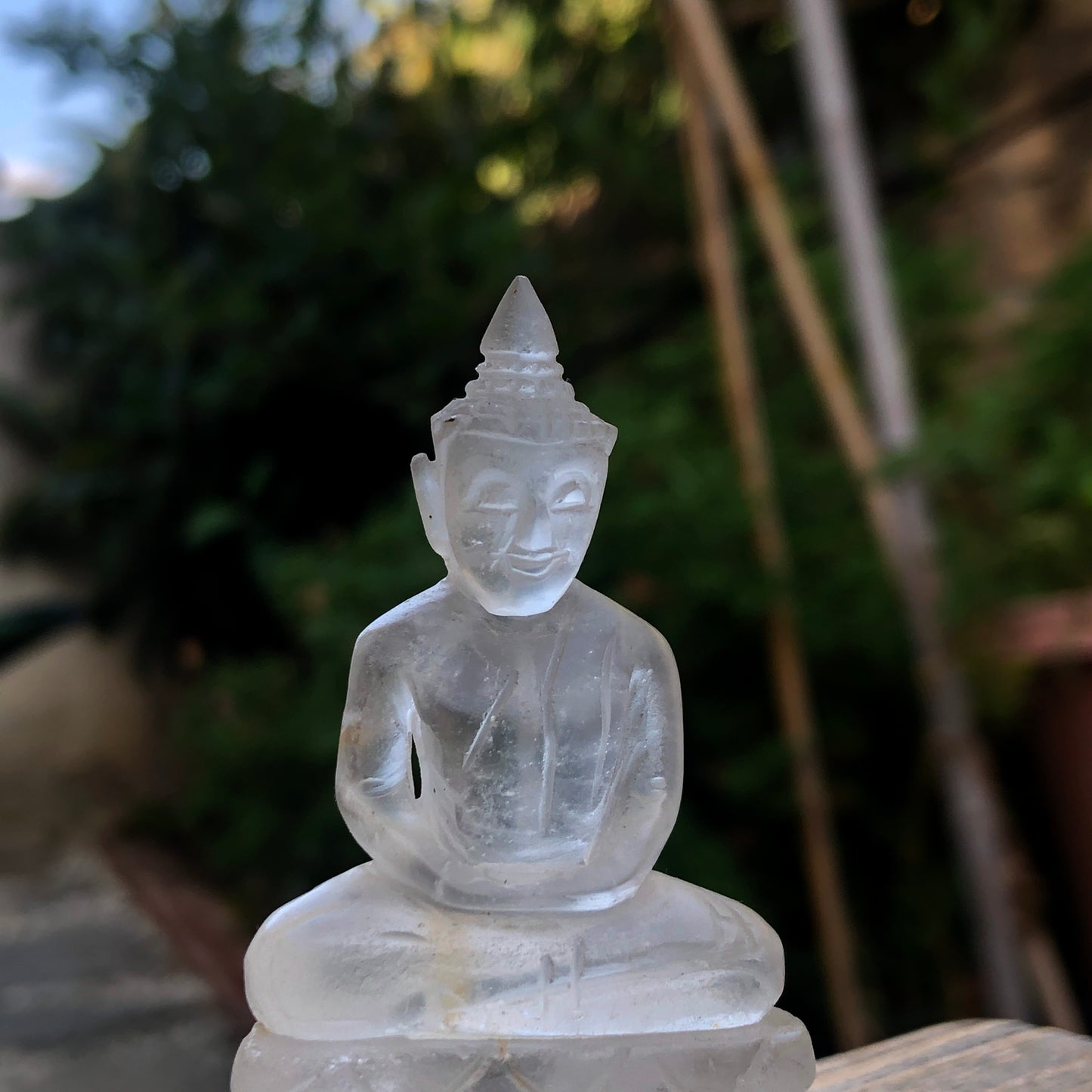 Crystal Quartz Meditating Buddha Statue (Copy)