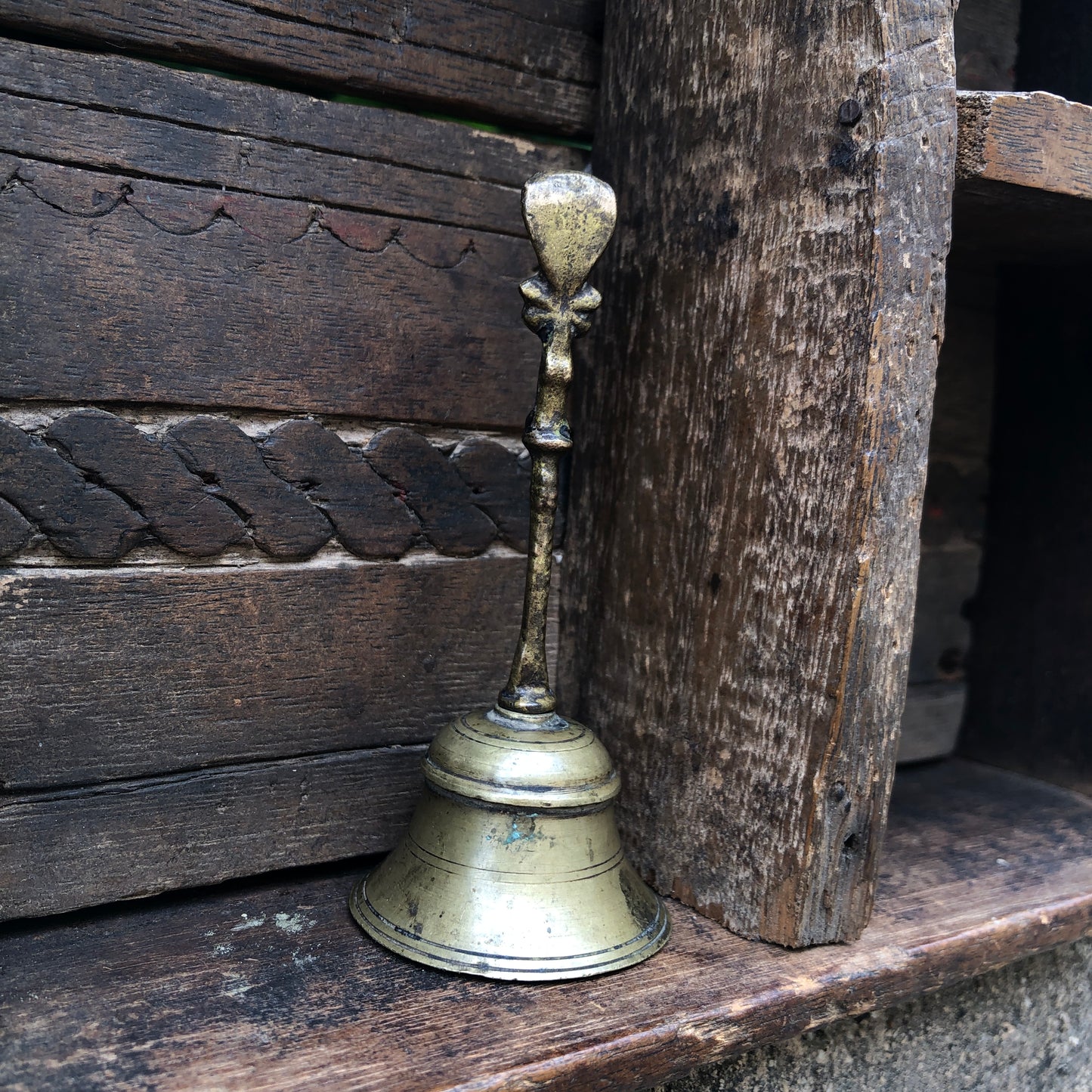 Handcrafted Temple Bell - Hindu Religious Temple Hand Bell