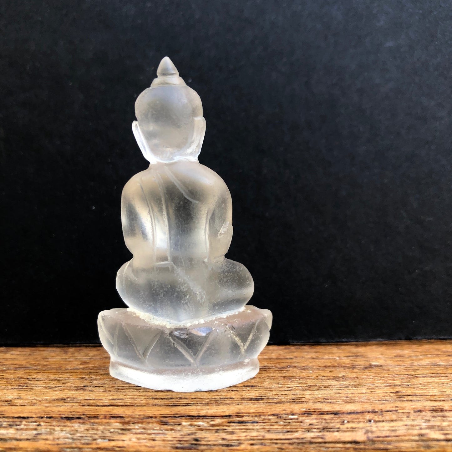 Clear Quartz Buddha Figurine