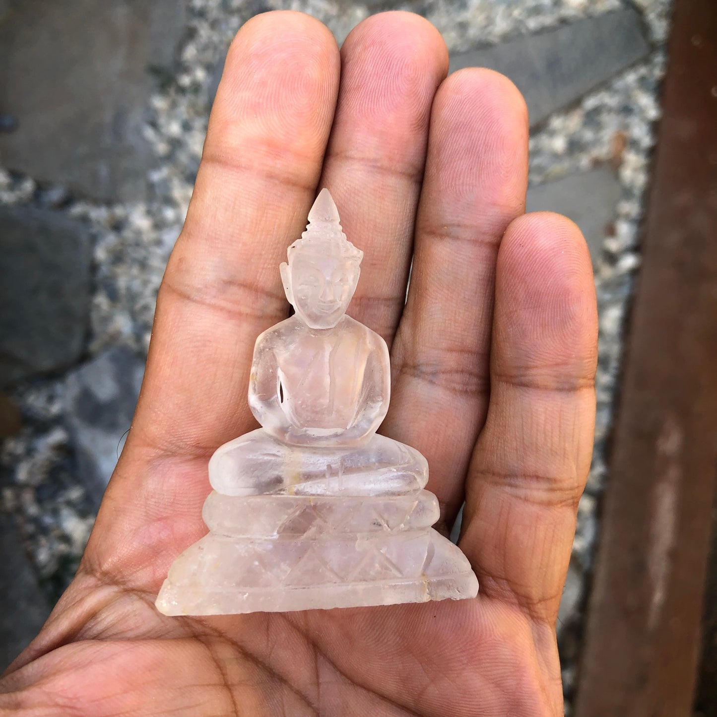 Crystal Quartz Meditating Buddha Statue (Copy)
