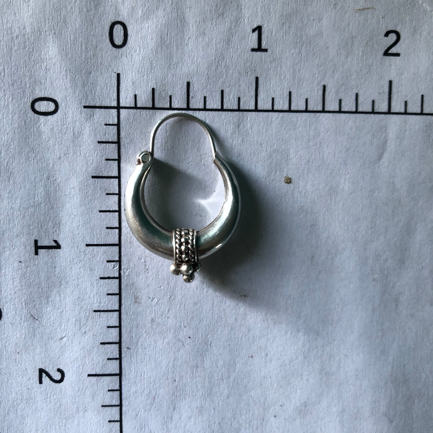 Silver Hoop Earrings