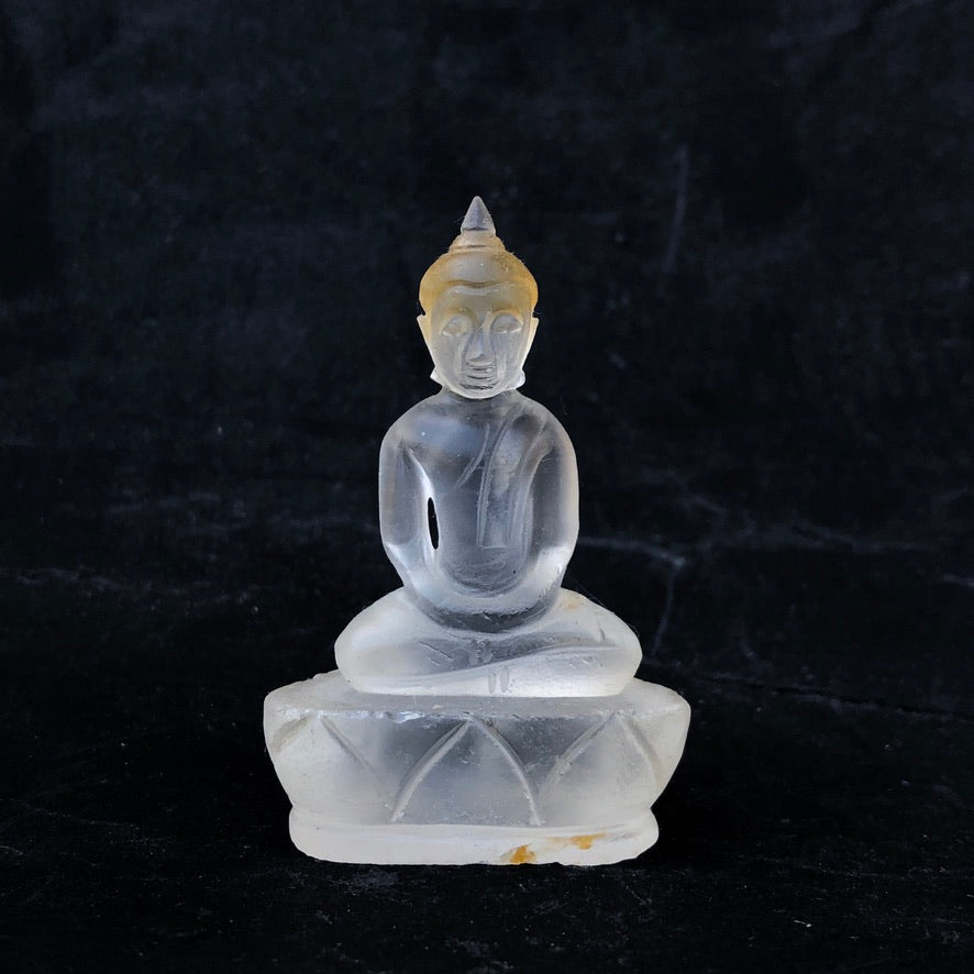 Clear Quartz Buddha Figurine