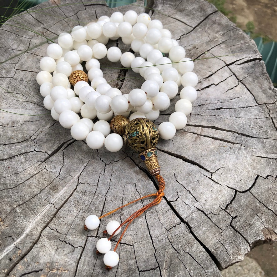 Seashell 108 Praying Mala