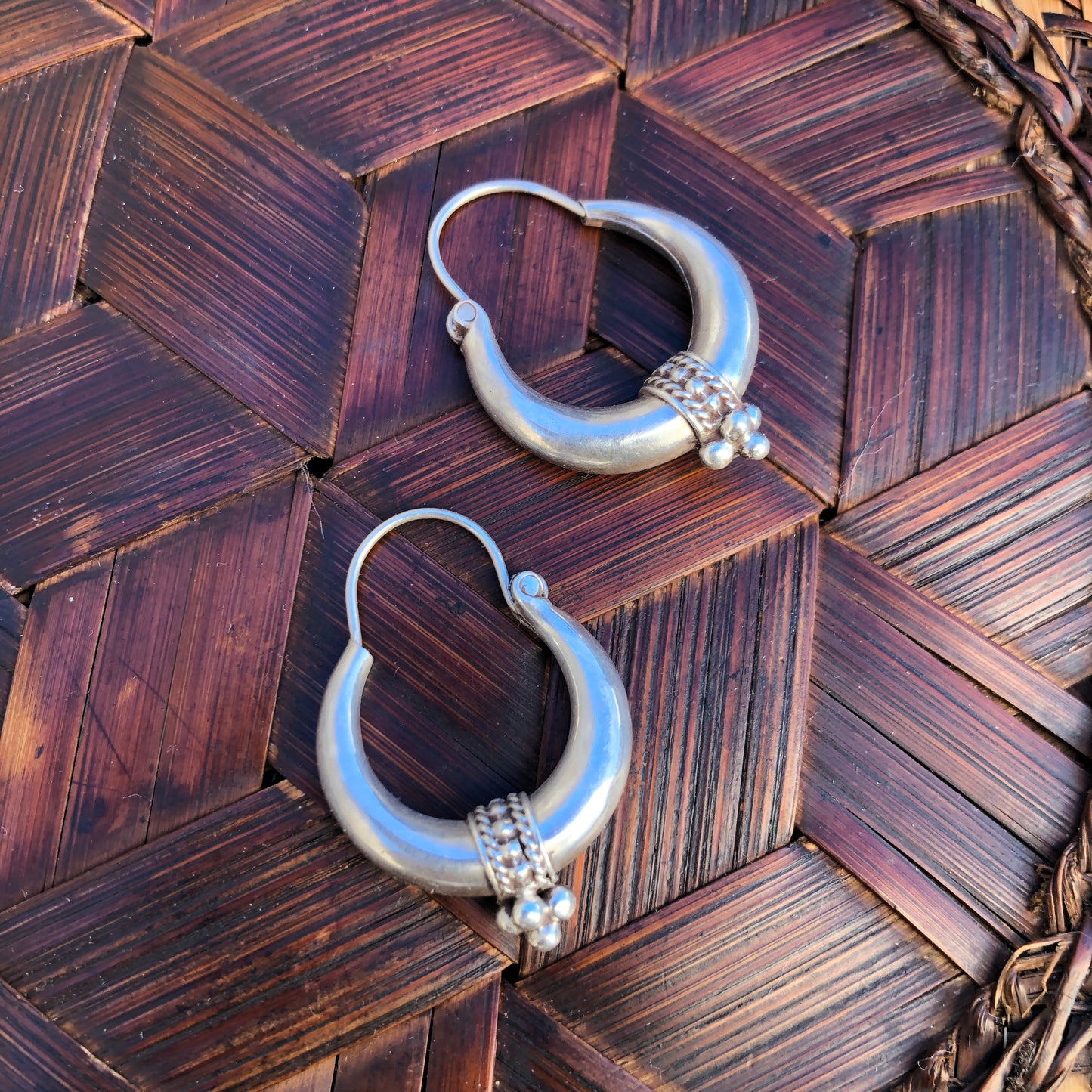 Silver Hoop Earrings