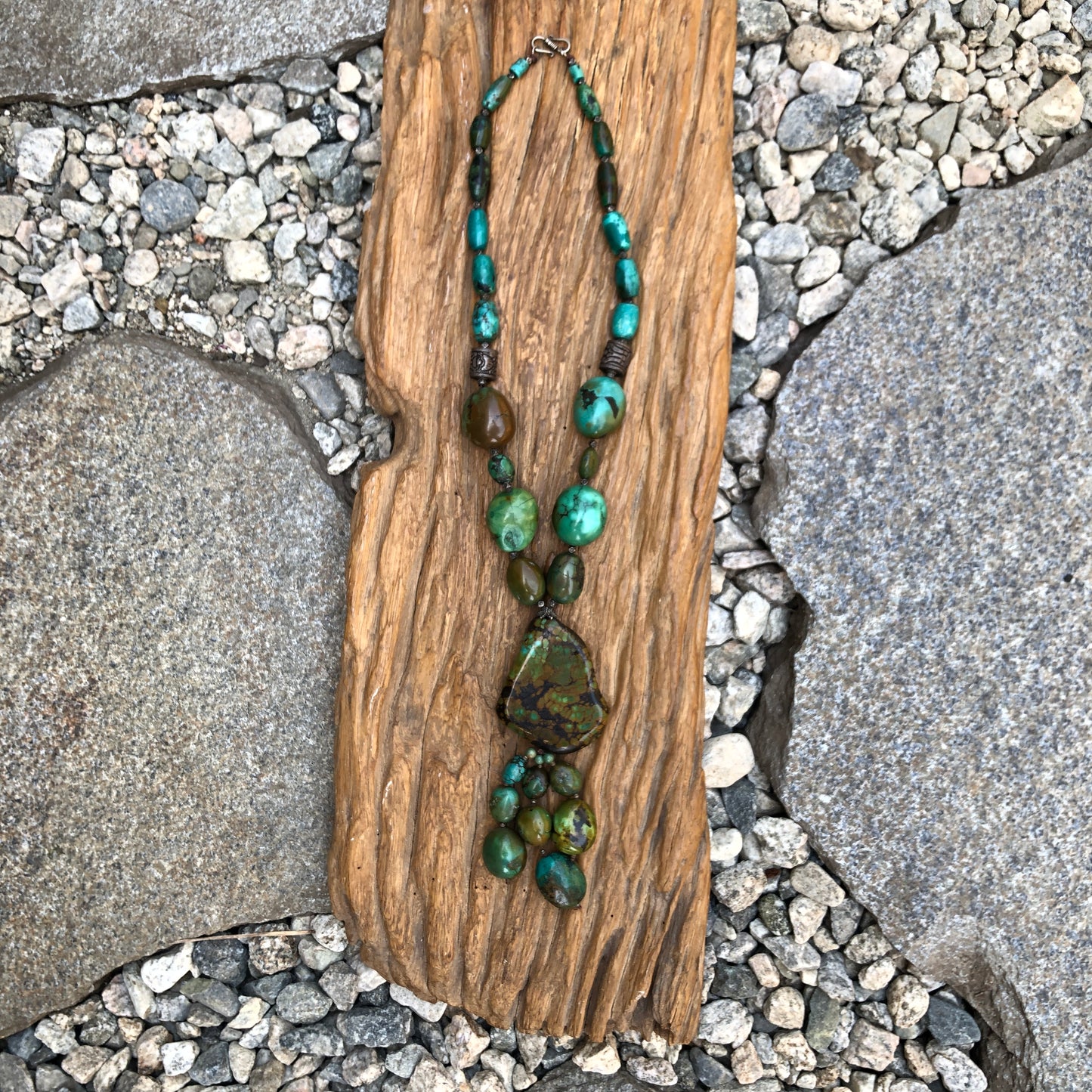 Tibetan Turquoise Long Necklace