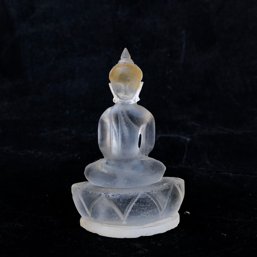 Clear Quartz Buddha Figurine