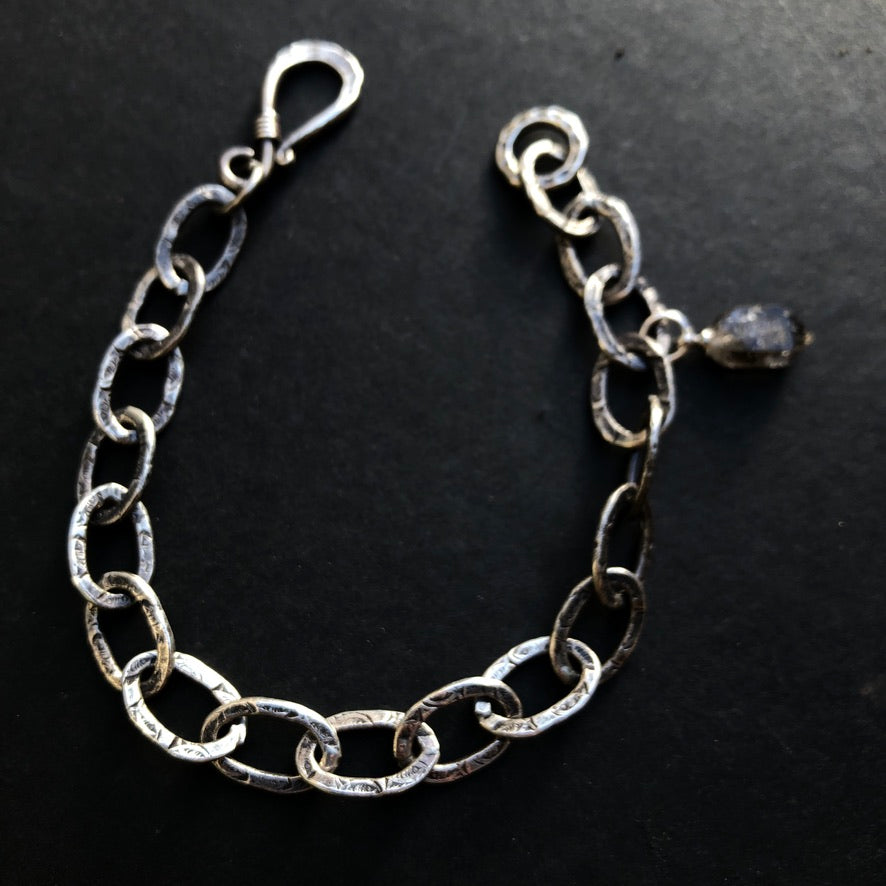 Sterling Silver Herkimer Quartz Bracelet