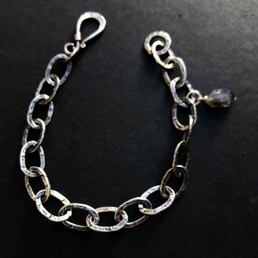 Sterling Silver Herkimer Quartz Bracelet