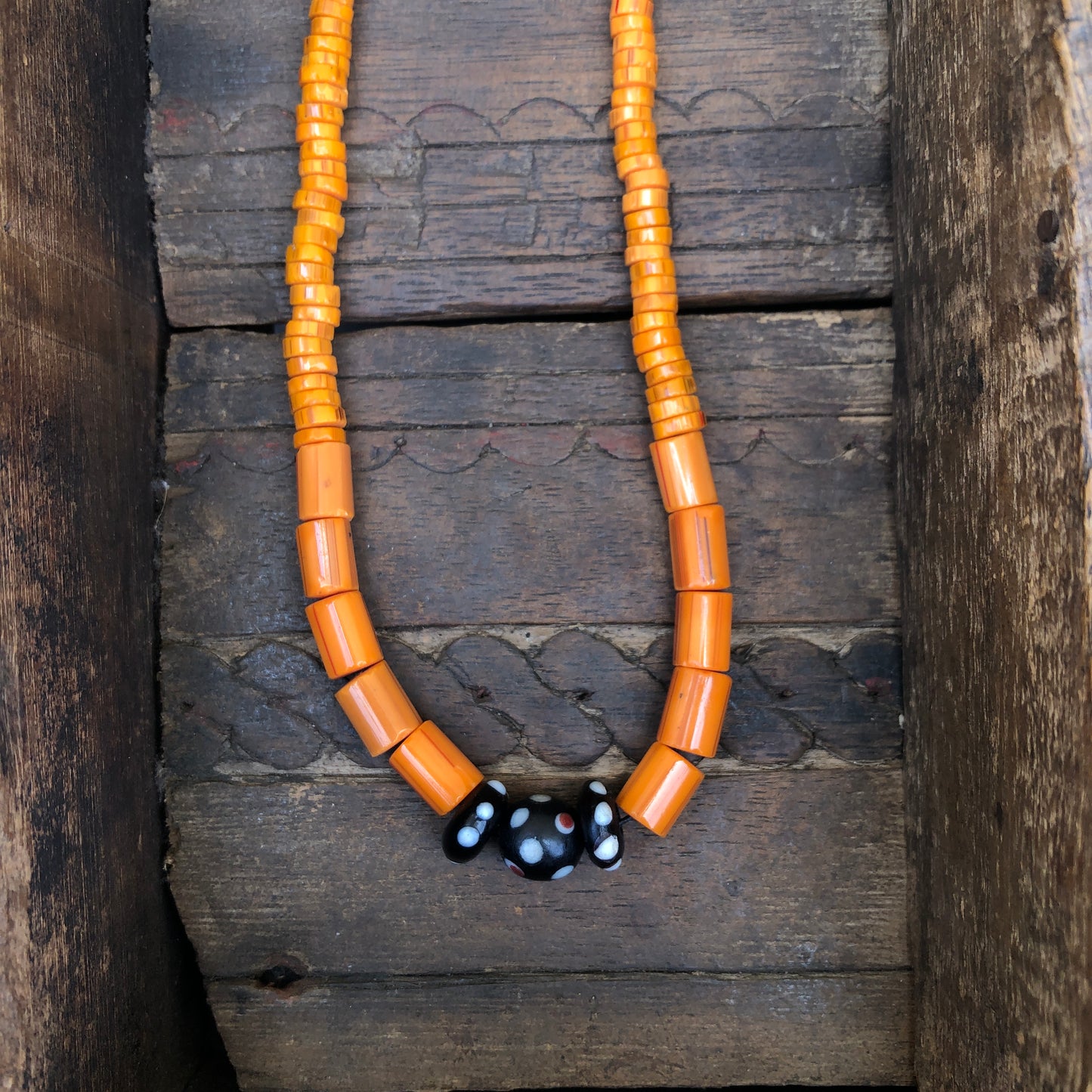Vintage African Glass Necklace