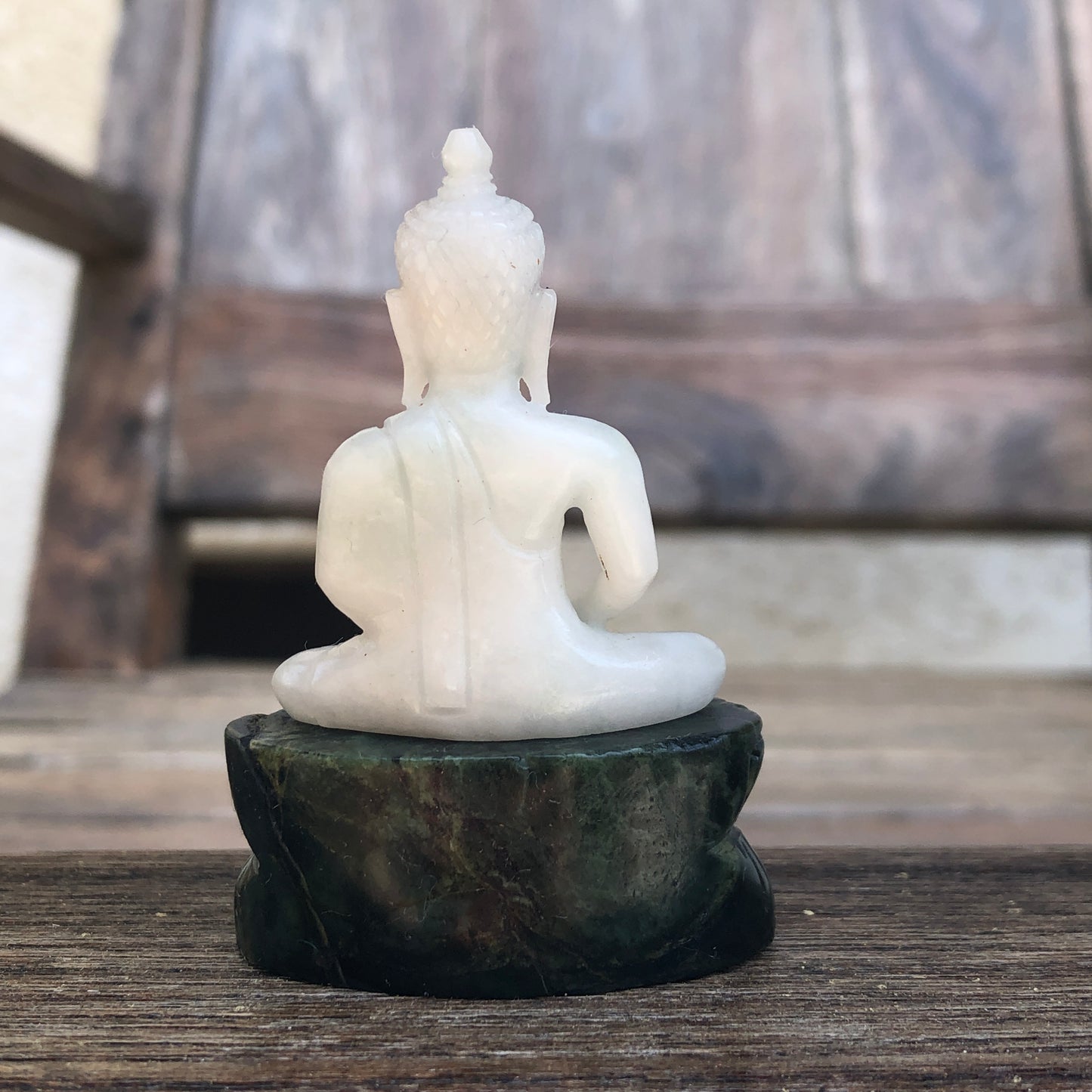 Jade Seated Buddha Figurine