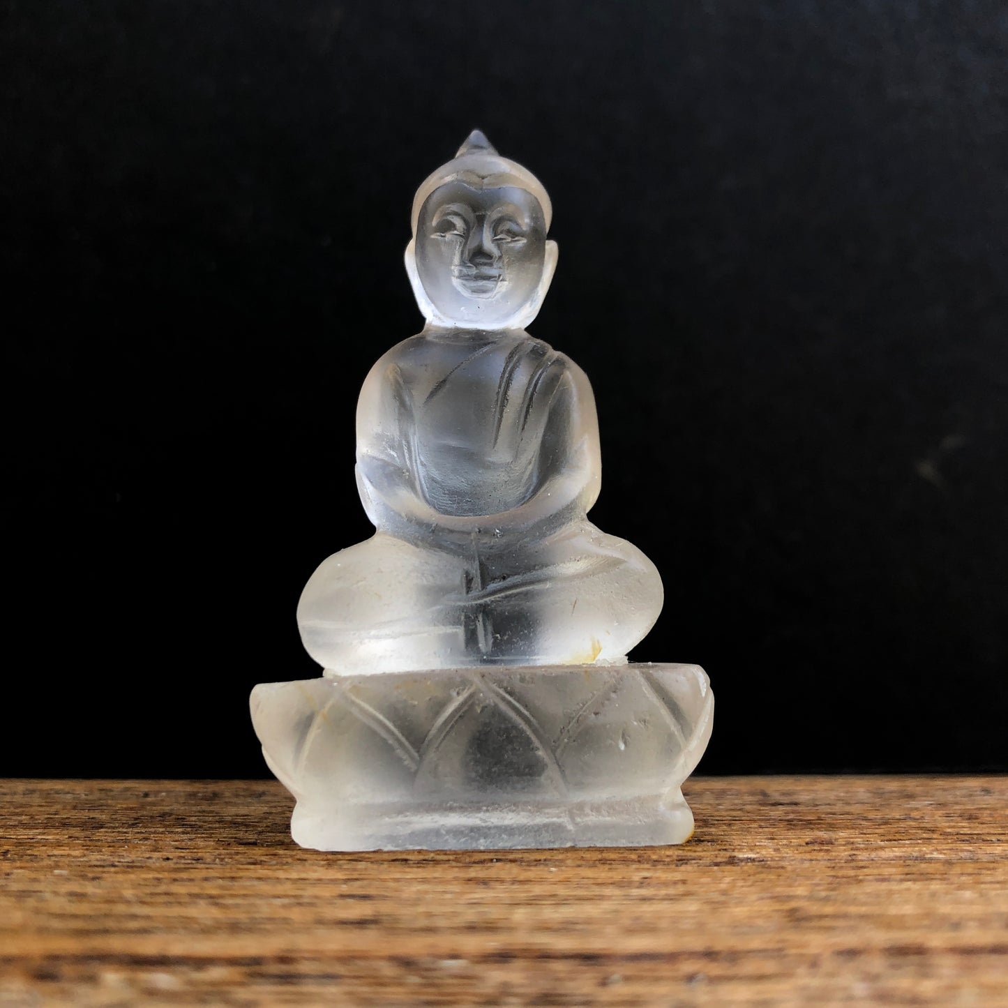 Clear Quartz Buddha Figurine