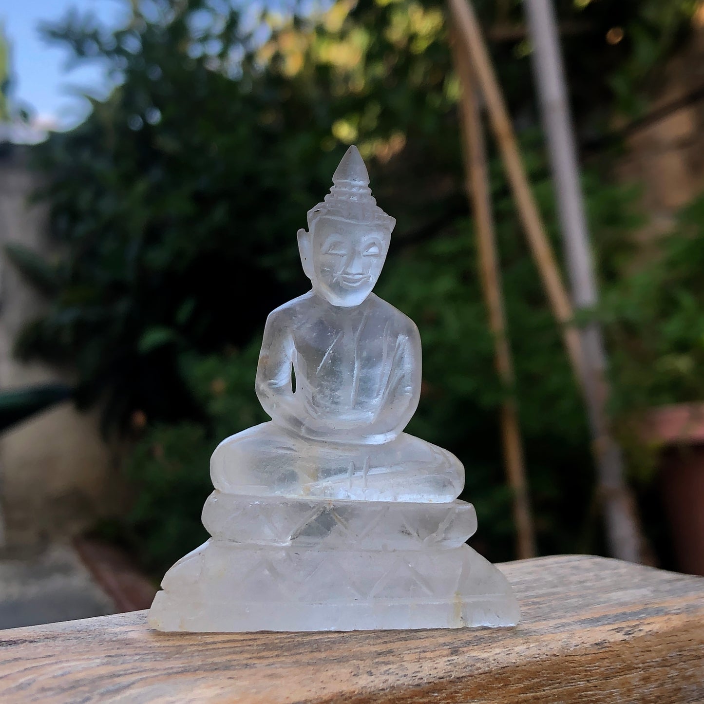 Crystal Quartz Meditating Buddha Statue (Copy)
