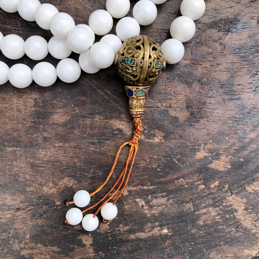 Seashell 108 Praying Mala
