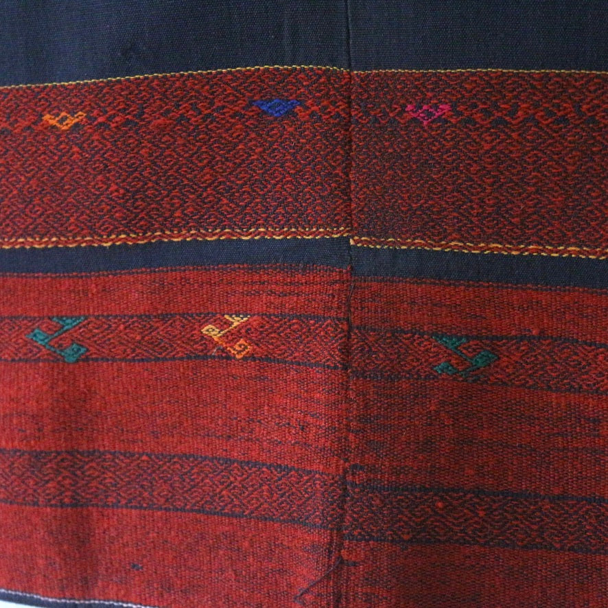 Kachin Wool Jinghpaw 'pukhang' (hip wrapper skirt), Burmese/Myanmar