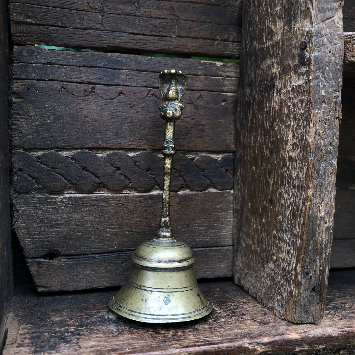 Handcrafted Temple Bell - Hindu Religious Temple Hand Bell