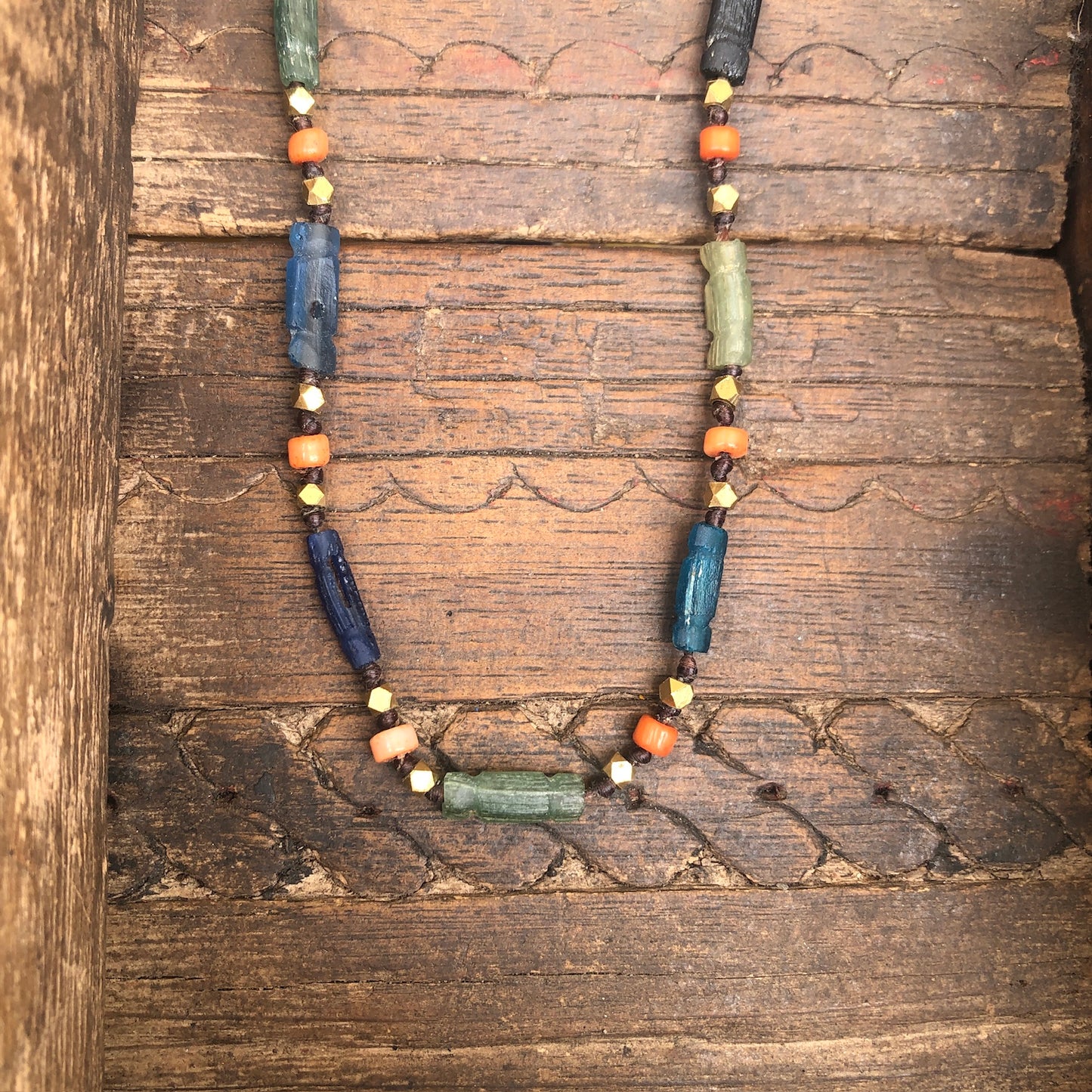 Vintage Glass Bead Necklace
